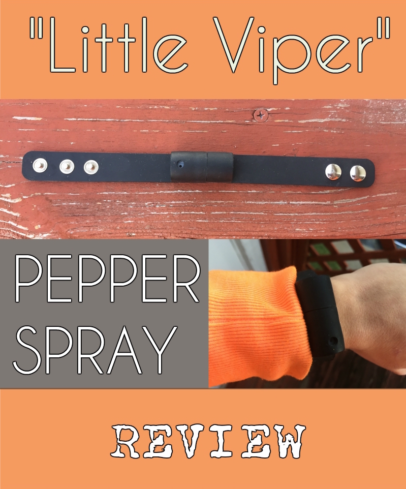 little viper pepper spray bracelet review